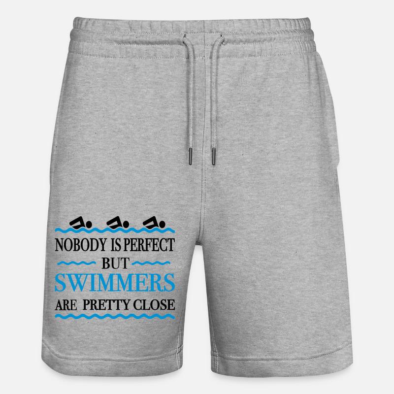 nage - Short de jogging bio TRAINER Stanley/Stella unisexe - gris chiné