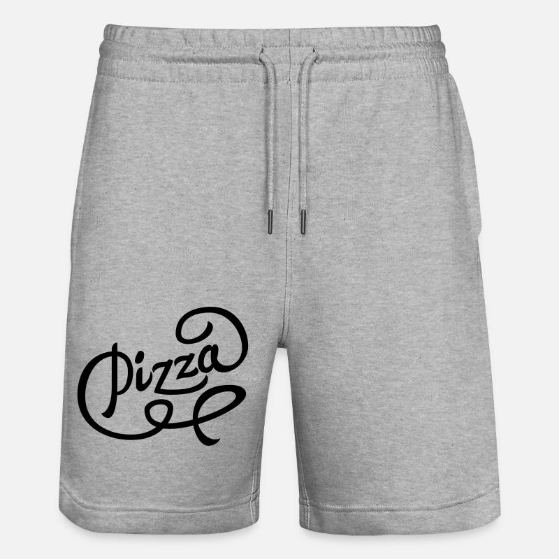 Pizza - Short de jogging bio TRAINER Stanley/Stella unisexe - gris chiné