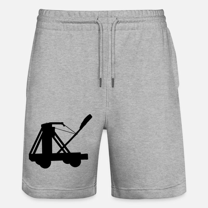 Catapulte - Short de jogging bio TRAINER Stanley/Stella unisexe - gris chiné