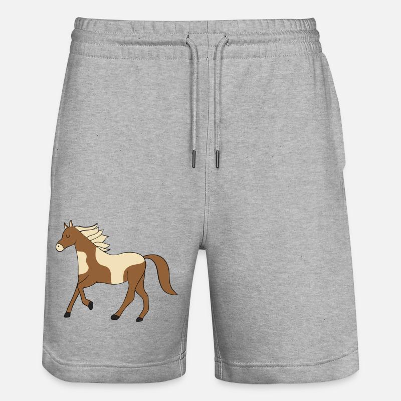 cheval - Short de jogging bio TRAINER Stanley/Stella unisexe - gris chiné