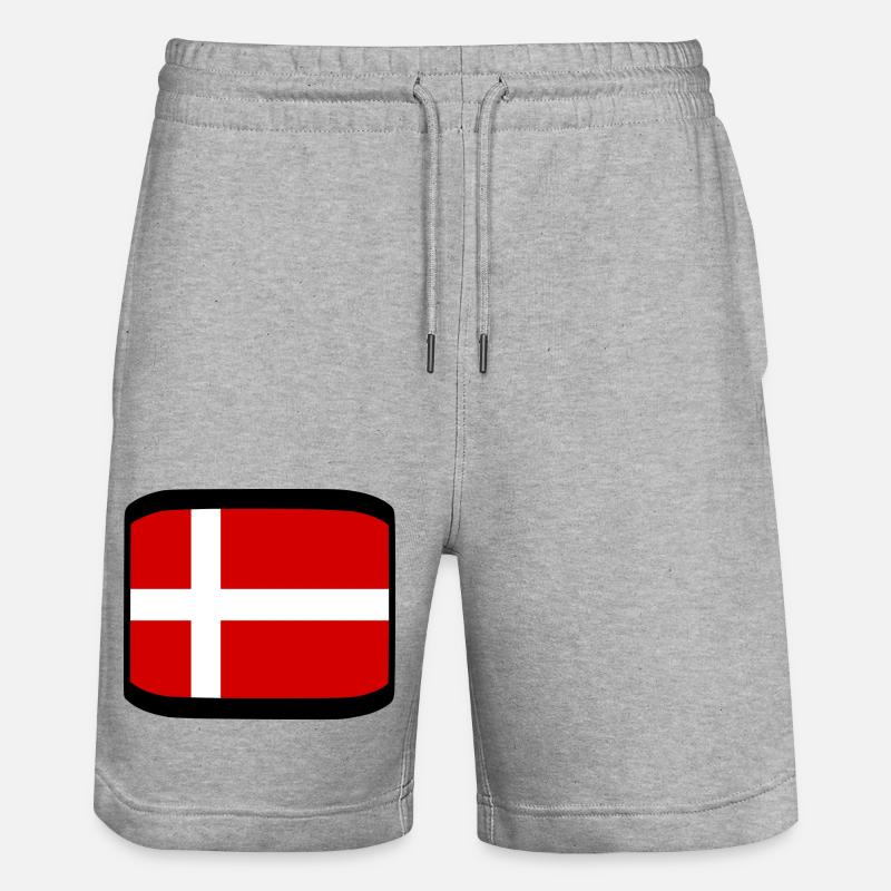 Danemark - Short de jogging bio TRAINER Stanley/Stella unisexe - gris chiné