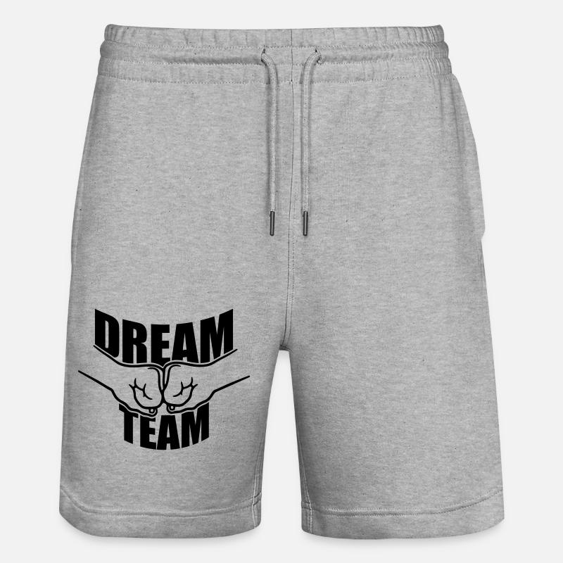 Punching Dream Team - Short de jogging bio TRAINER Stanley/Stella unisexe - gris chiné
