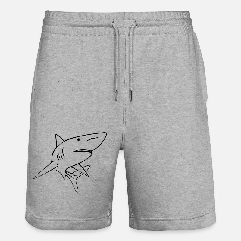 Hai - Vector Design - Short de jogging bio TRAINER Stanley/Stella unisexe - gris chiné