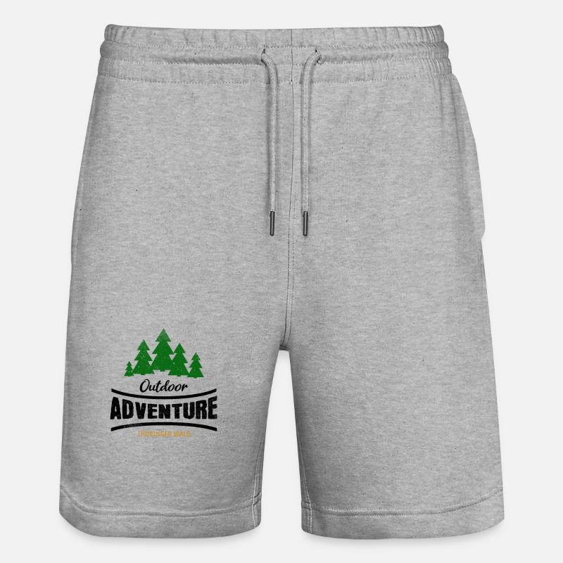 Outdoor adventure Thüringer Wald - Short de jogging bio TRAINER Stanley/Stella unisexe - gris chiné