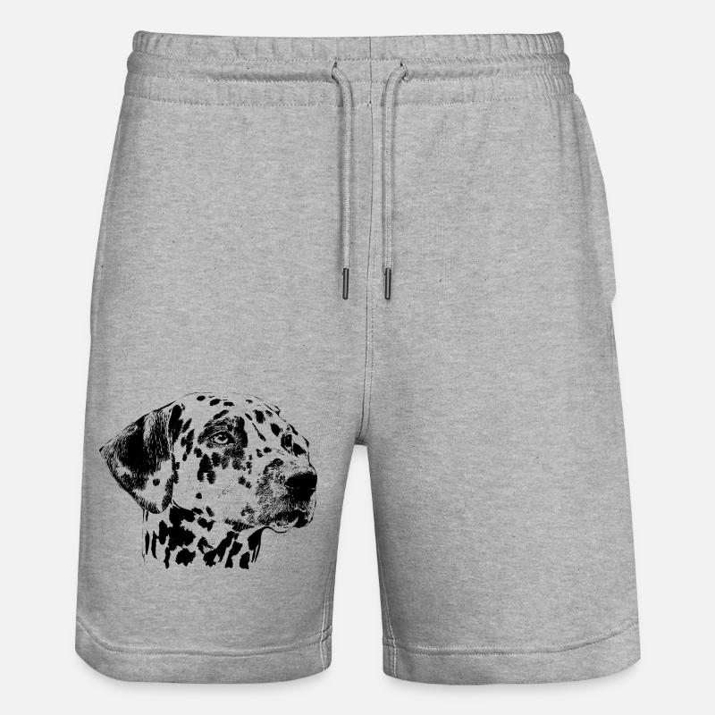 Dalmate - Short de jogging bio TRAINER Stanley/Stella unisexe - gris chiné