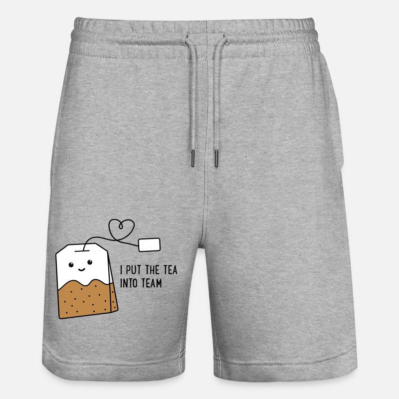 Équipe - Short de jogging bio TRAINER Stanley/Stella unisexe - gris chiné