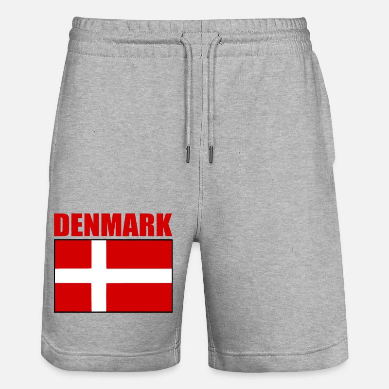 danemark - Short de jogging bio TRAINER Stanley/Stella unisexe - gris chiné