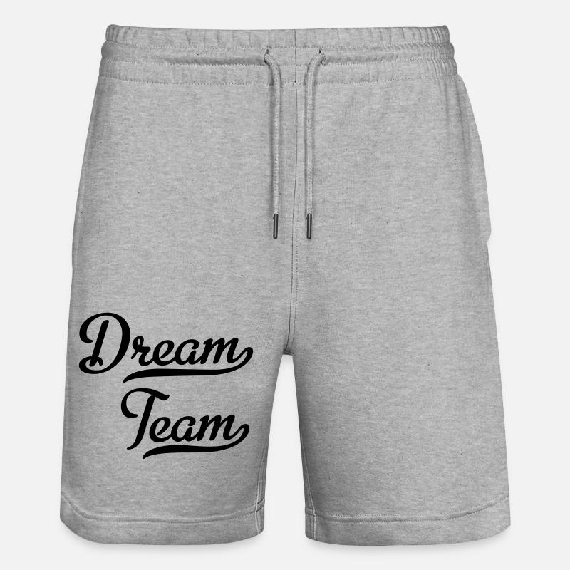 Équipe de rêve - Short de jogging bio TRAINER Stanley/Stella unisexe - gris chiné