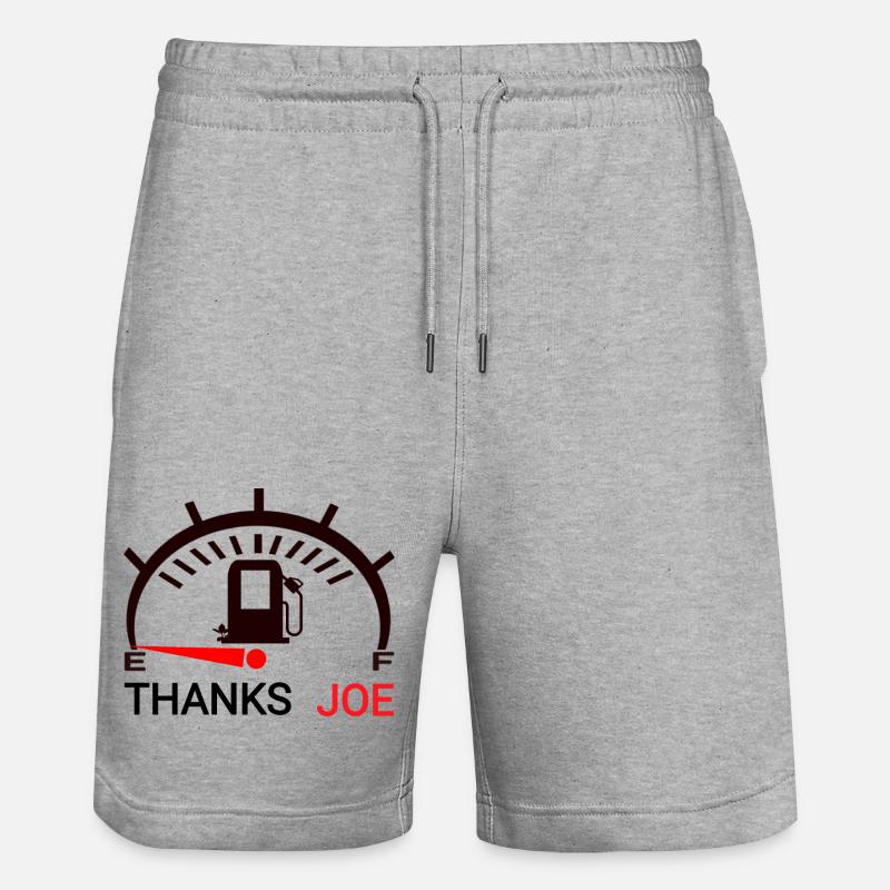 Joe rouge - Short de jogging bio TRAINER Stanley/Stella unisexe - gris chiné
