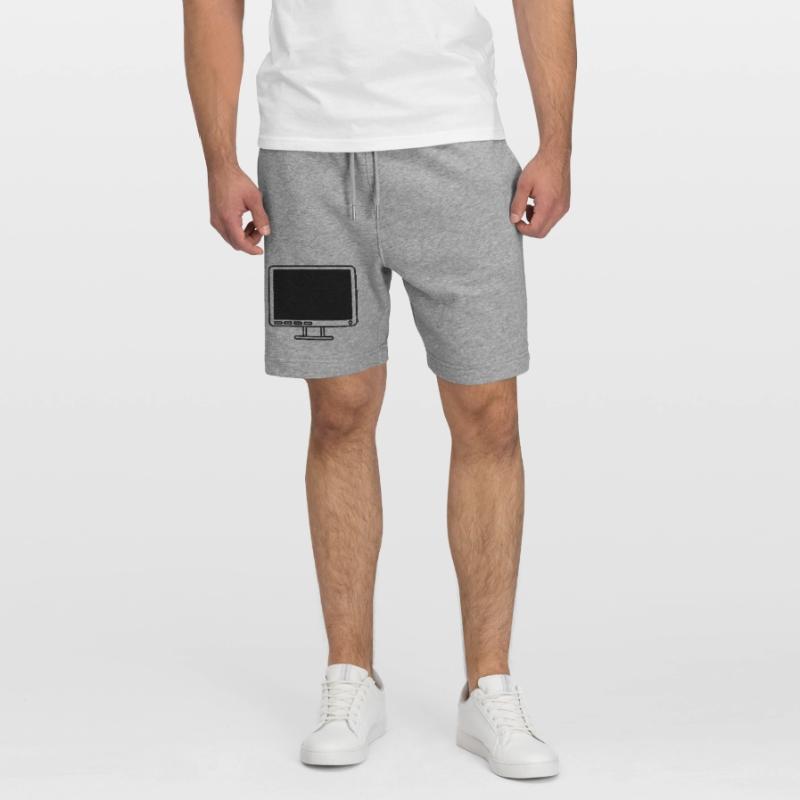 Screen Display Computer Icon Stanley/Stella Trainer Unisex Organic Jogging Shorts