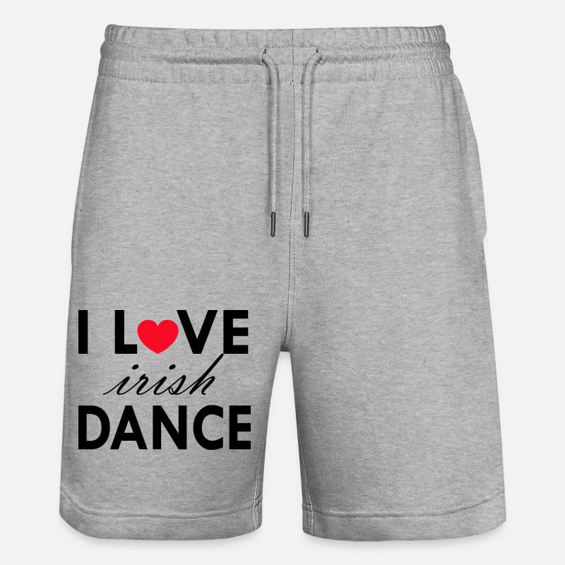 Danse Musique de danse - Short de jogging bio TRAINER Stanley/Stella unisexe - gris chiné