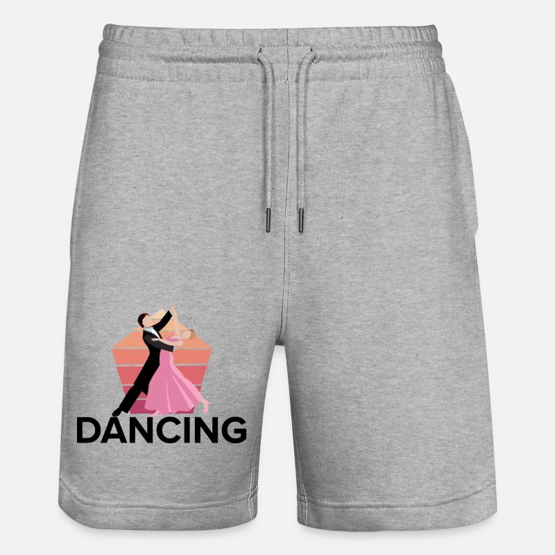 Danse Musique de danse - Short de jogging bio TRAINER Stanley/Stella unisexe - gris chiné