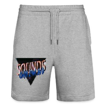 Transgender Activist Tshirts Sexuality - Stanley/Stella Trainer Unisex Organic Jogging Shorts - heather grey - Front - Nik (191cm) & Marisol (170cm)