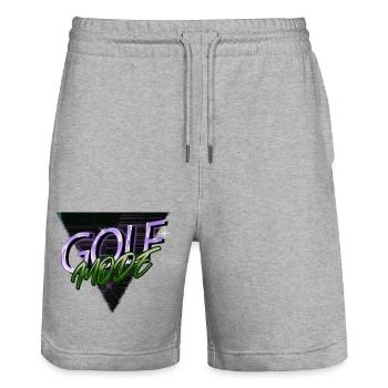boysgolf girlsgolf golfkids golf ball golf swing - Stanley/Stella Unisex Bio Joggingshorts Trainer  - Grau meliert - Vorne - Nik (191cm) & Marisol (170cm)