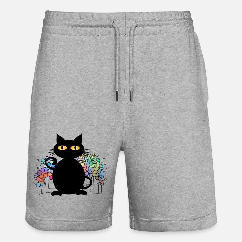Chat - Short de jogging bio TRAINER Stanley/Stella unisexe - gris chiné