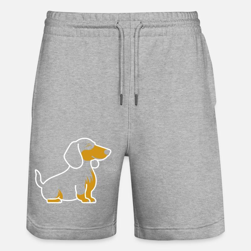 teckel - Short de jogging bio TRAINER Stanley/Stella unisexe - gris chiné