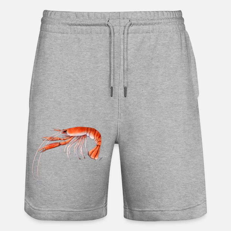 Langoustine - Short de jogging bio TRAINER Stanley/Stella unisexe - gris chiné