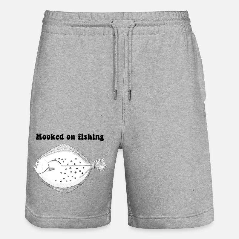 Accro à la pêche 2 - Short de jogging bio TRAINER Stanley/Stella unisexe - gris chiné