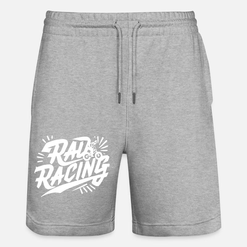 Rad Racing - Short de jogging bio TRAINER Stanley/Stella unisexe - gris chiné