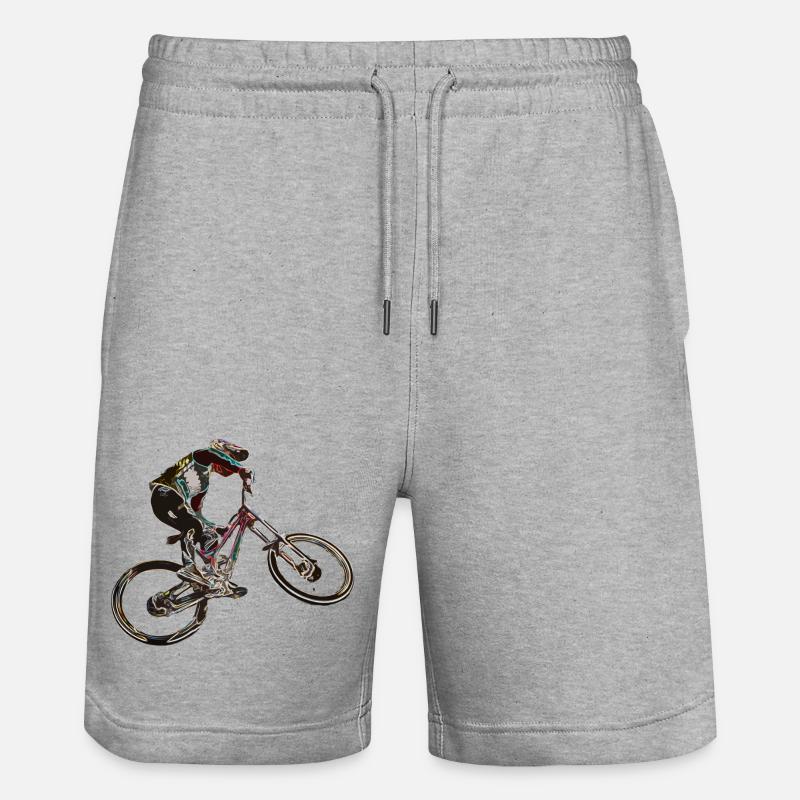 vtt descente - Short de jogging bio TRAINER Stanley/Stella unisexe - gris chiné