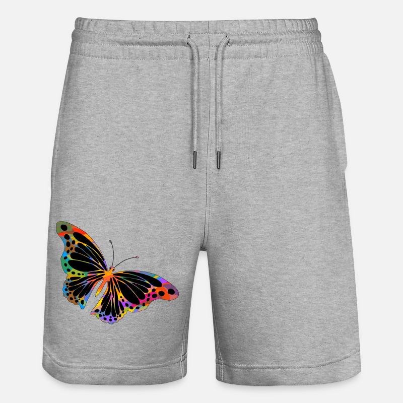 Papillon - Short de jogging bio TRAINER Stanley/Stella unisexe - gris chiné