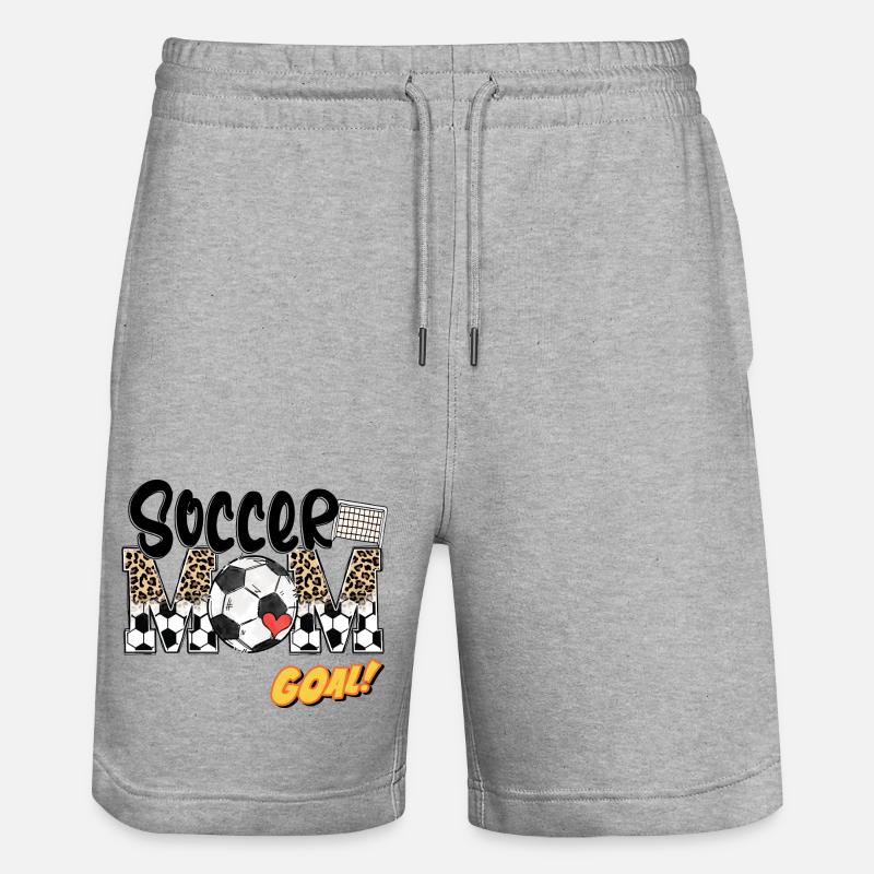 BUT DE MAMAN DE SOCCER - Short de jogging bio TRAINER Stanley/Stella unisexe - gris chiné