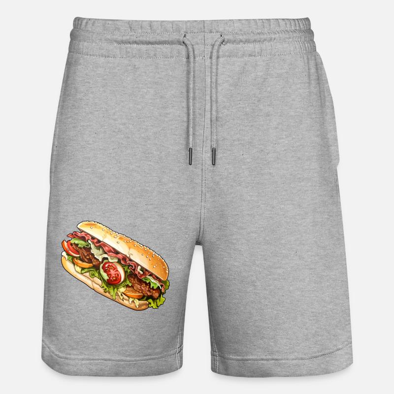 Sac de kebab - Short de jogging bio TRAINER Stanley/Stella unisexe - gris chiné