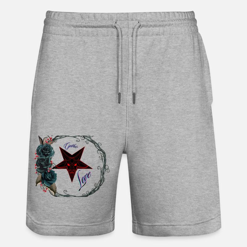 Amour gothique - Short de jogging bio TRAINER Stanley/Stella unisexe - gris chiné