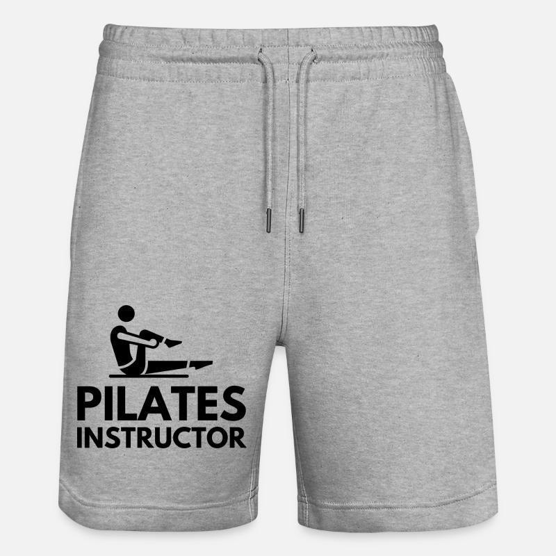 Instructeur de Pilates - Short de jogging bio TRAINER Stanley/Stella unisexe - gris chiné