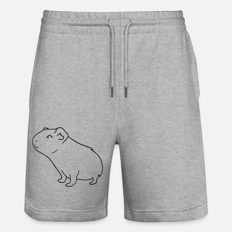 Cobaye - Short de jogging bio TRAINER Stanley/Stella unisexe - gris chiné