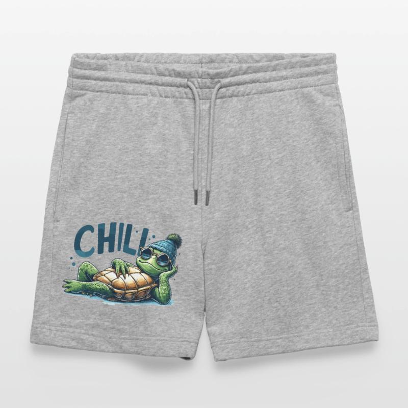 Chill Toad Turtle Cool Chill Gift Stanley/Stella Trainer Unisex Organic Jogging Shorts