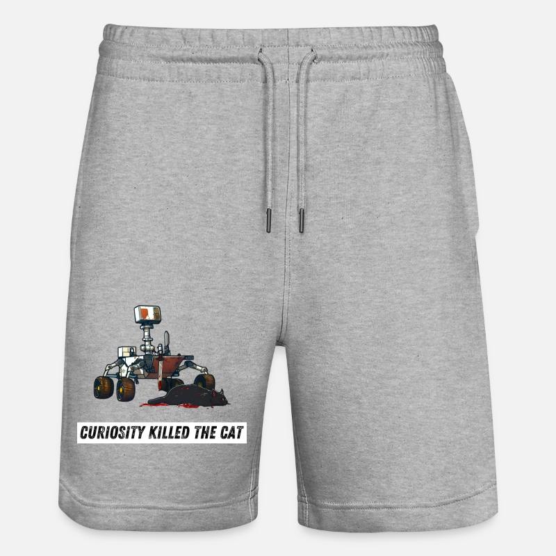 La curiosité est un vilain défaut - Short de jogging bio TRAINER Stanley/Stella unisexe - gris chiné