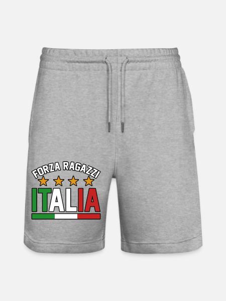 Italie Italien Italien Italie - Short de jogging bio TRAINER Stanley/Stella unisexe - gris chiné