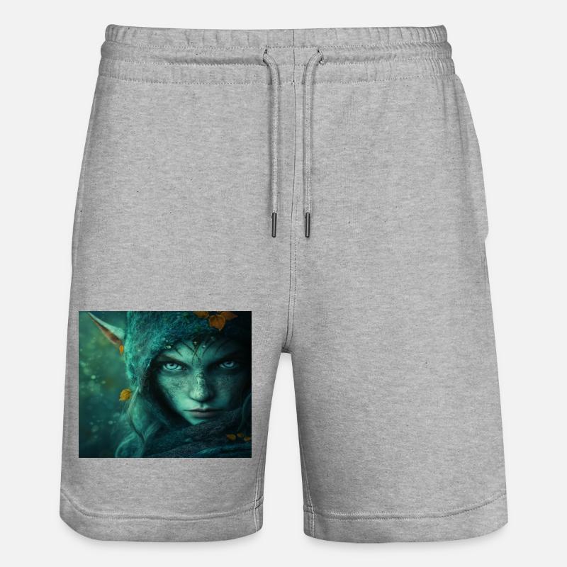 Elfe - Short de jogging bio TRAINER Stanley/Stella unisexe - gris chiné