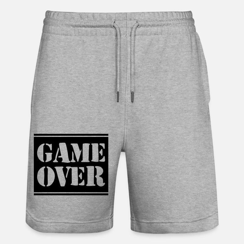 Fin du jeu - Short de jogging bio TRAINER Stanley/Stella unisexe - gris chiné