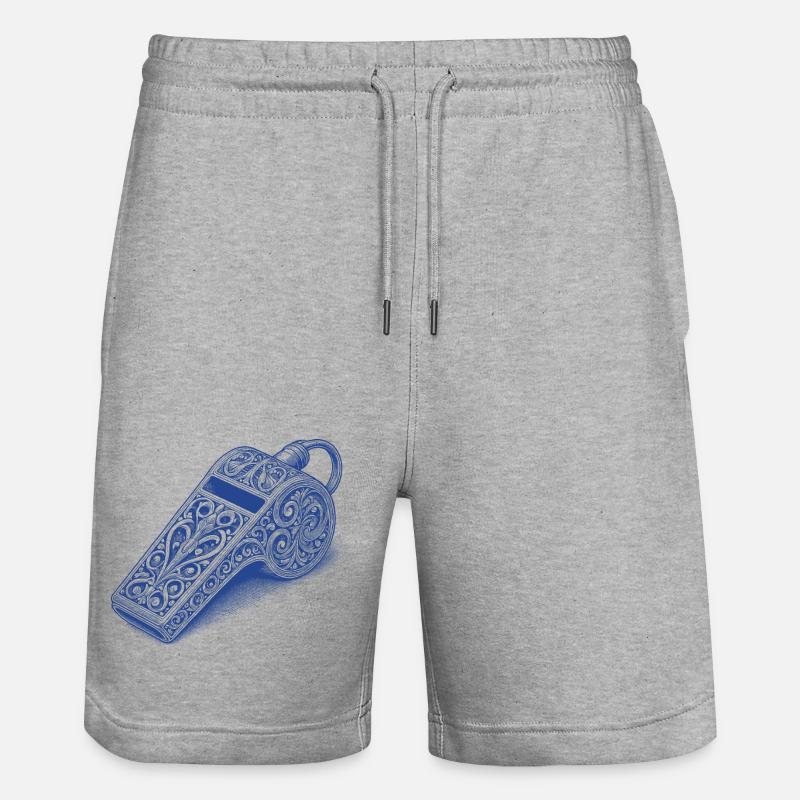 Siffler - Short de jogging bio TRAINER Stanley/Stella unisexe - gris chiné