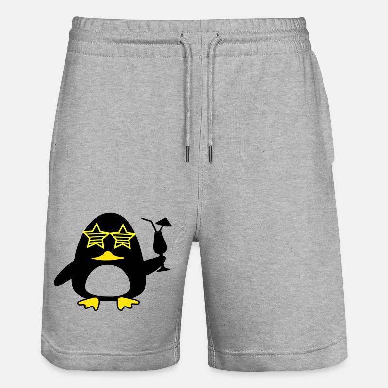 Canard de plage - Short de jogging bio TRAINER Stanley/Stella unisexe - gris chiné