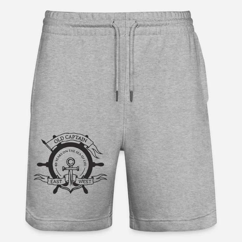 Quarante - Short de jogging bio TRAINER Stanley/Stella unisexe - gris chiné