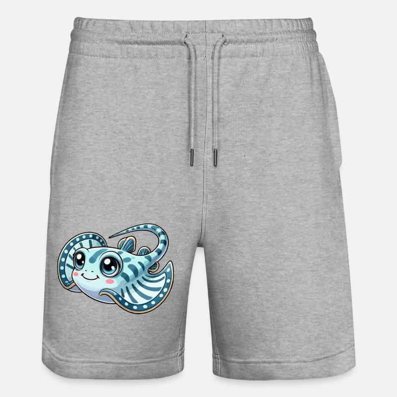 Ray enfant - Short de jogging bio TRAINER Stanley/Stella unisexe - gris chiné