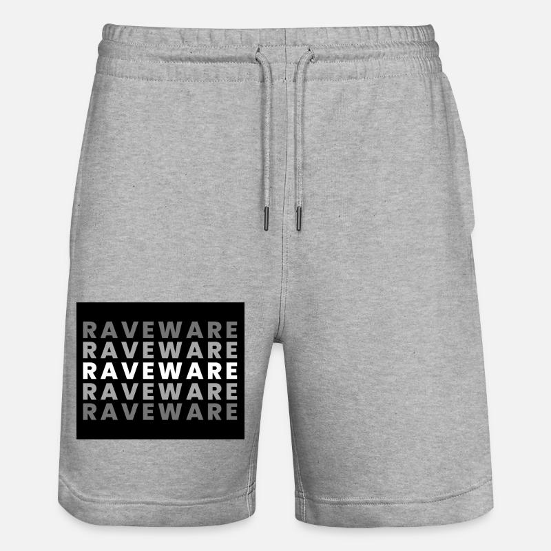 Raveware - Short de jogging bio TRAINER Stanley/Stella unisexe - gris chiné