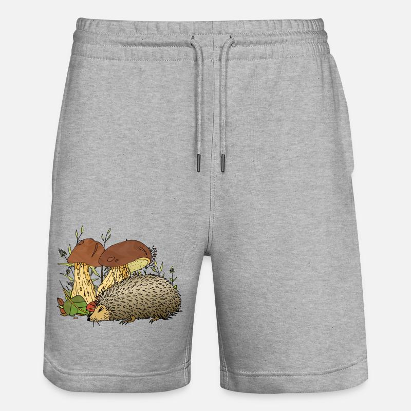 Hérisson - Short de jogging bio TRAINER Stanley/Stella unisexe - gris chiné