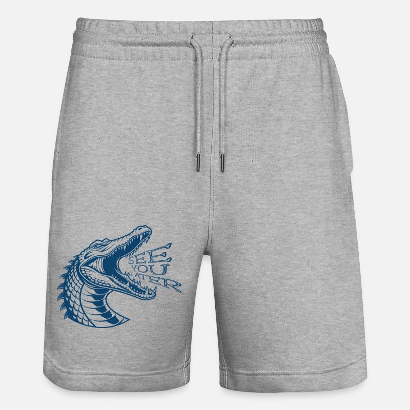 À plus tard - Short de jogging bio TRAINER Stanley/Stella unisexe - gris chiné