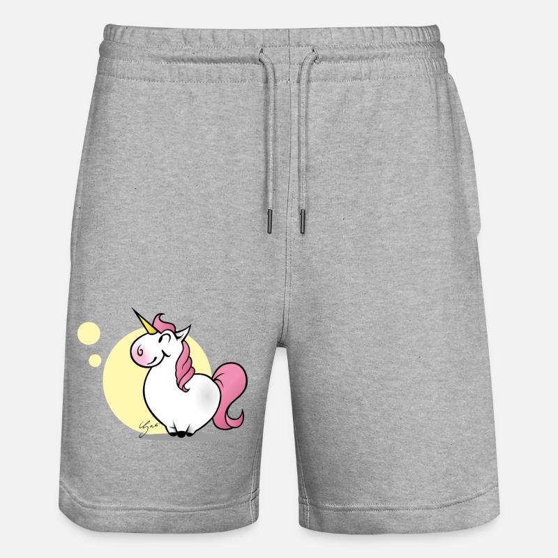Licorne - Short de jogging bio TRAINER Stanley/Stella unisexe - gris chiné