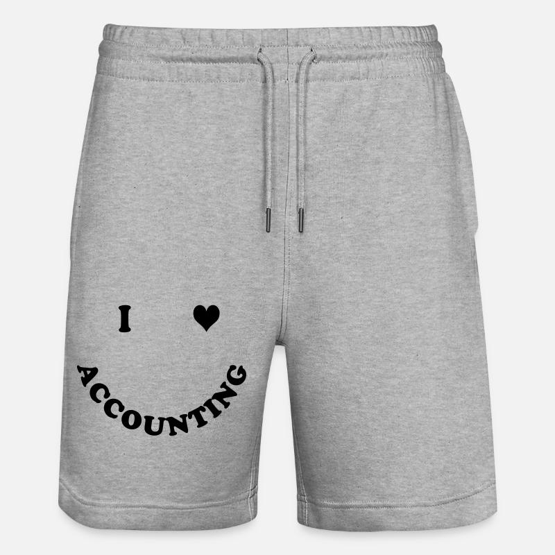 Comptable - Short de jogging bio TRAINER Stanley/Stella unisexe - gris chiné