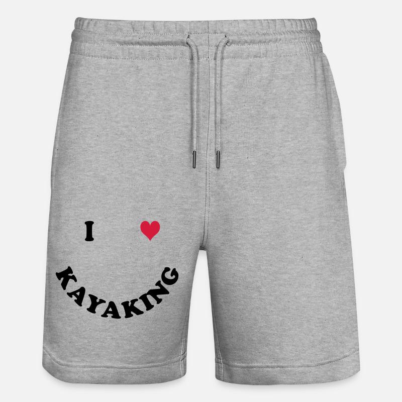 Kajak - Short de jogging bio TRAINER Stanley/Stella unisexe - gris chiné