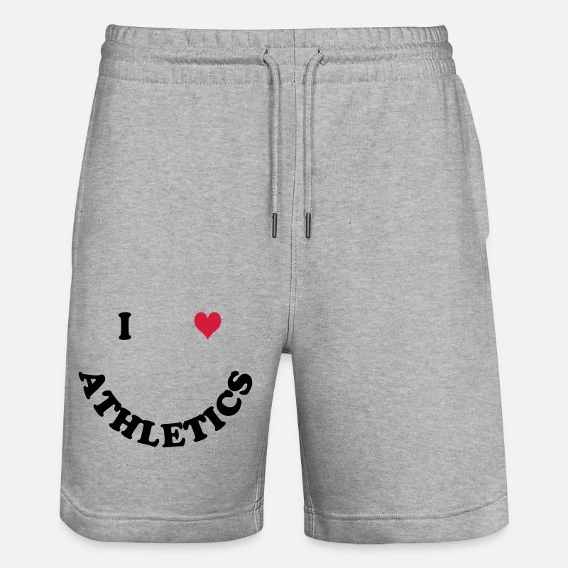 Athlétisme - Short de jogging bio TRAINER Stanley/Stella unisexe - gris chiné