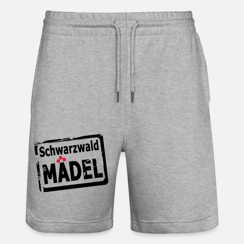 Schwarzwaldmädel - Stanley/Stella Unisex Bio Joggingshorts Trainer  - Grau meliert