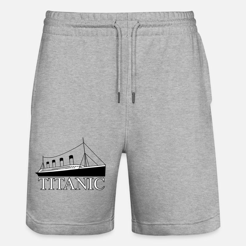 Titanic - Short de jogging bio TRAINER Stanley/Stella unisexe - gris chiné