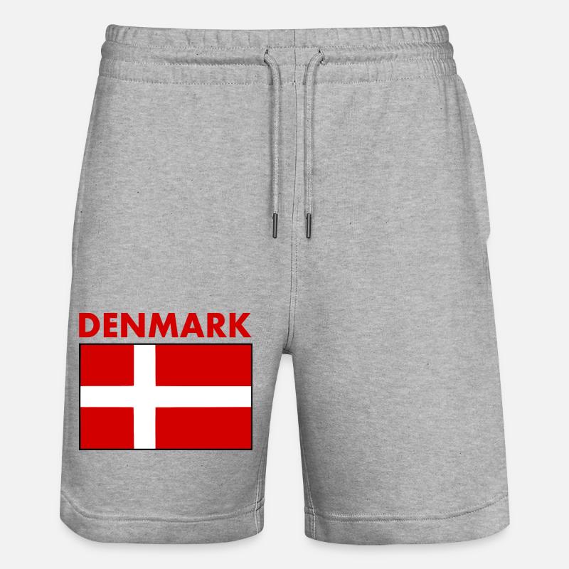 Danemark - Short de jogging bio TRAINER Stanley/Stella unisexe - gris chiné