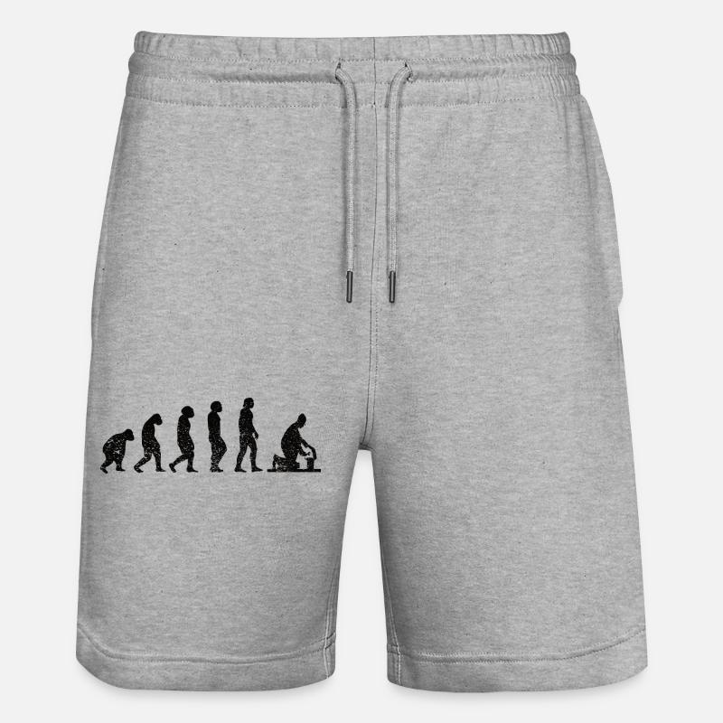Artisan Tournevis Craft Mechanic - Short de jogging bio TRAINER Stanley/Stella unisexe - gris chiné
